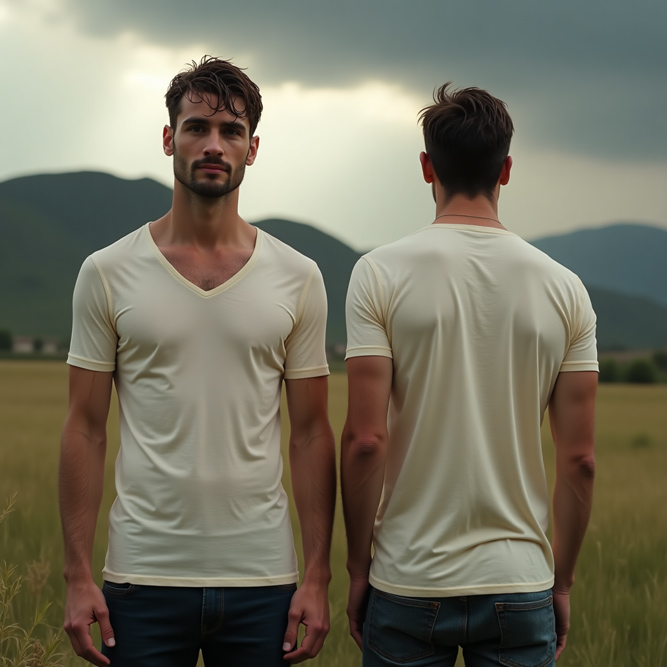 Breezy Vibe V-Neck Tee