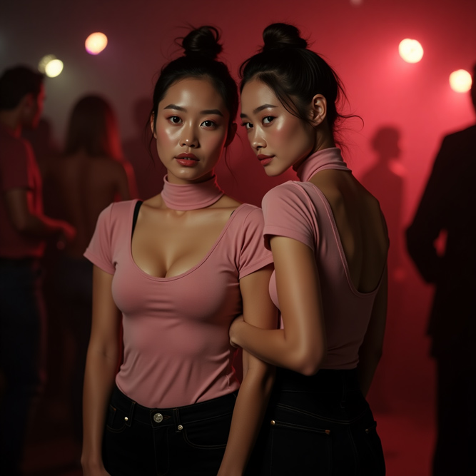 Twin Chic: The Perfect Pink Pair