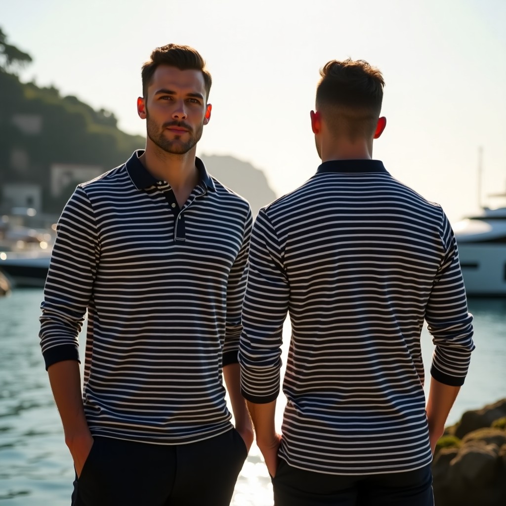 Nautical Charm Striped Polo